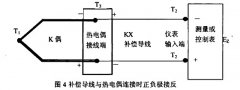 补偿电缆使用中的错误和产生的误差